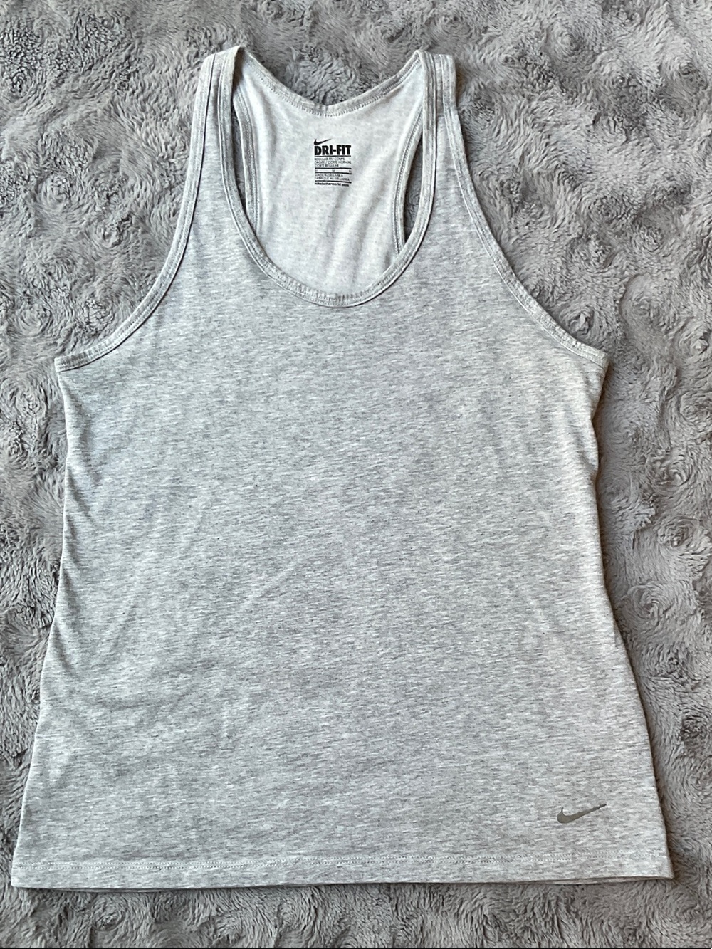 Nike Dri-FIT Women's Light Gray Tank Top